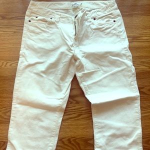 Women’s White Corduroy Pants